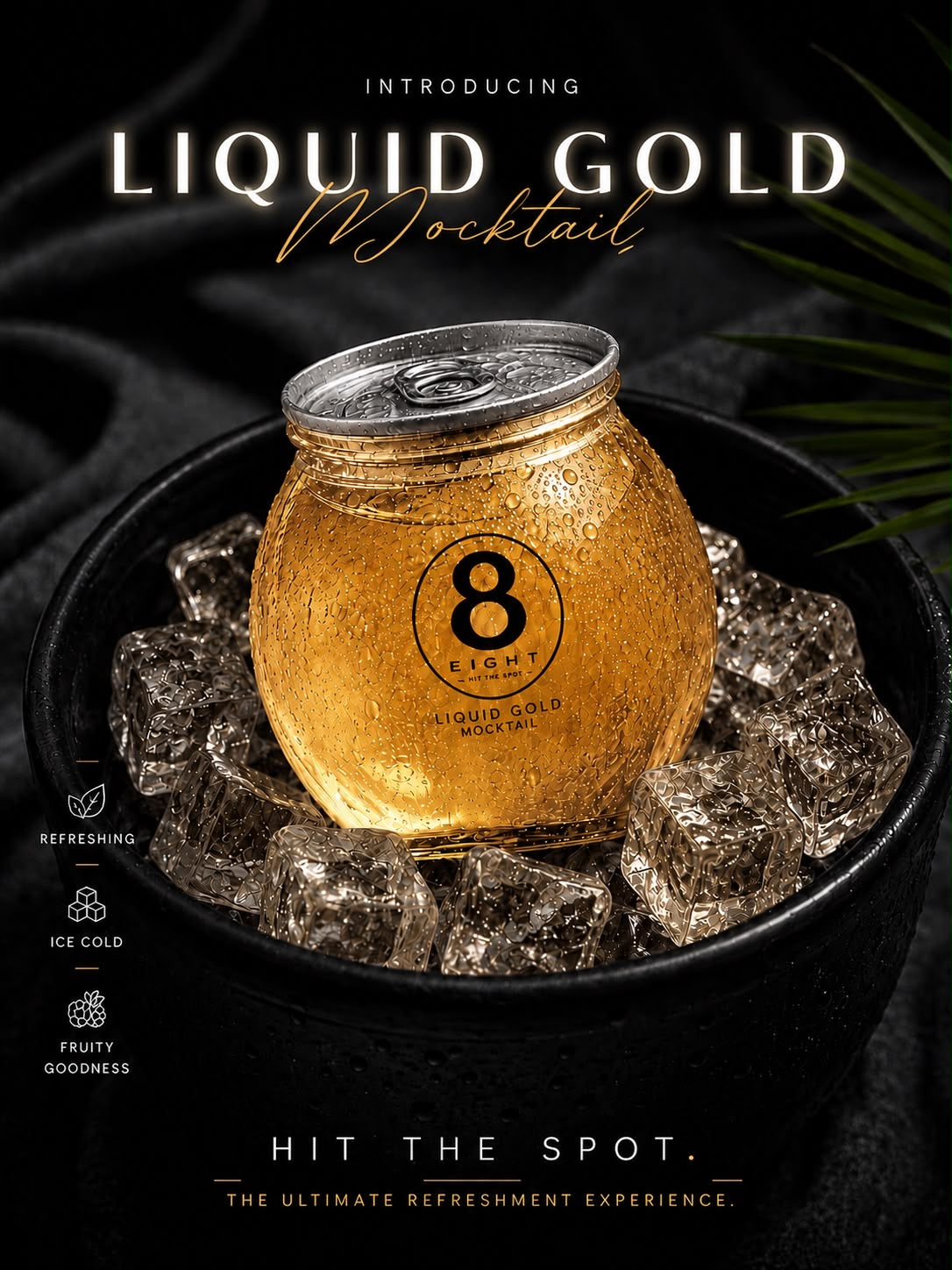 Eight Liquid Gold Mocktail