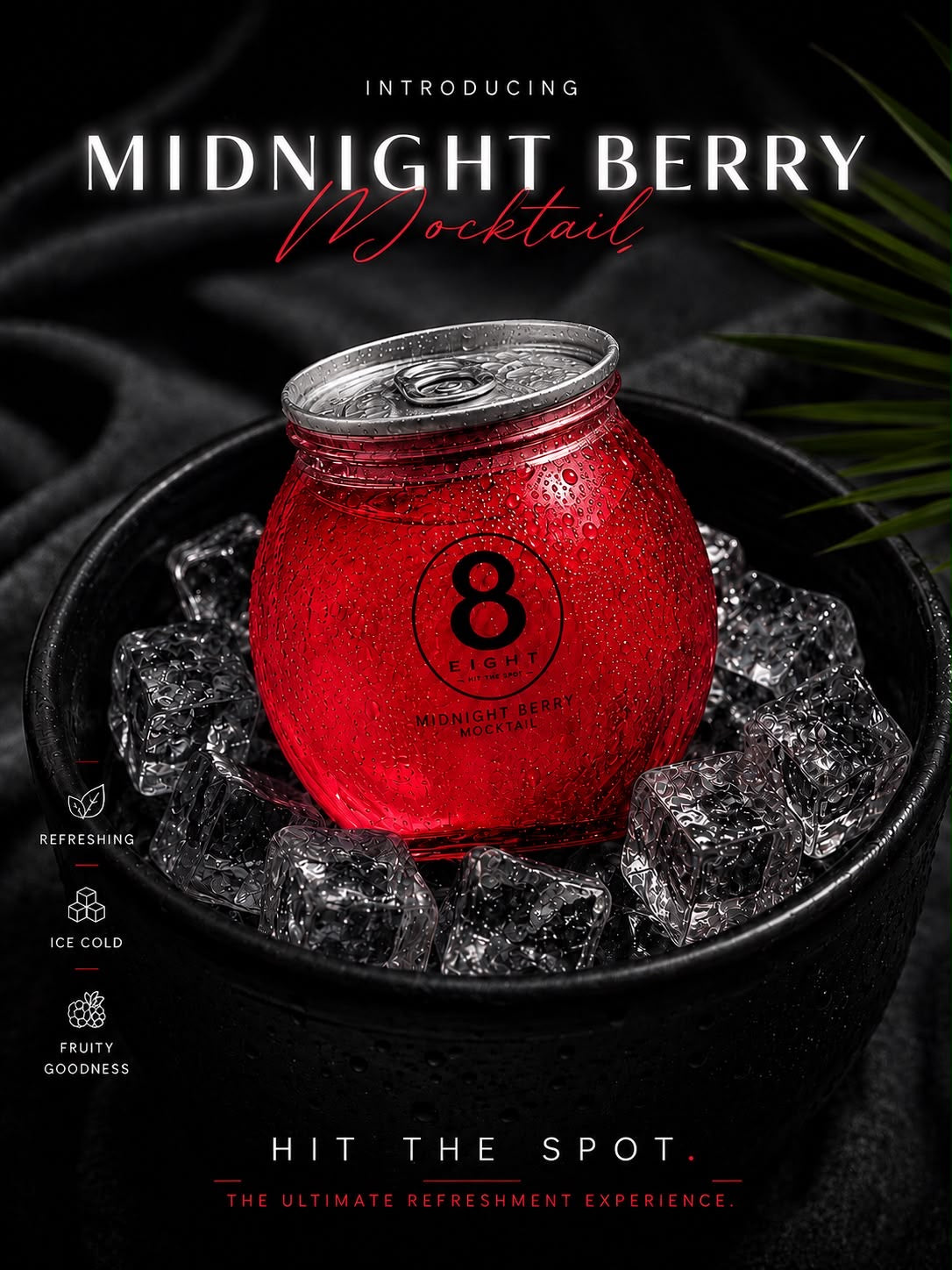 Eight Midnight Berry Mocktail